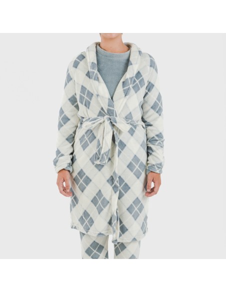 Bata coral Cuadro Guima indigo