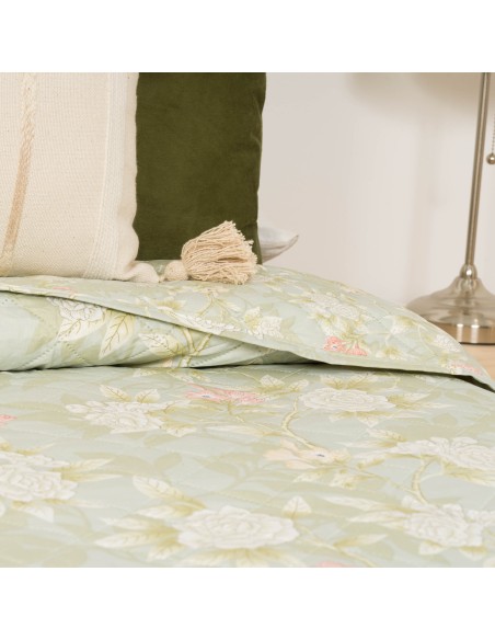 Colcha bouti Mika verde