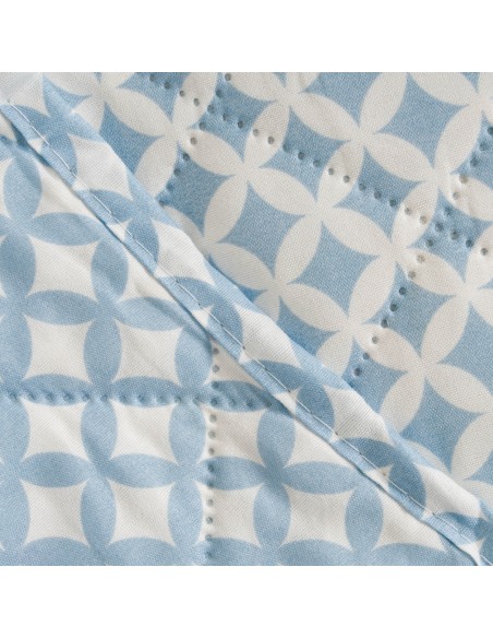 Colcha bouti Ohio indigo