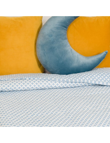 Colcha bouti Ohio indigo