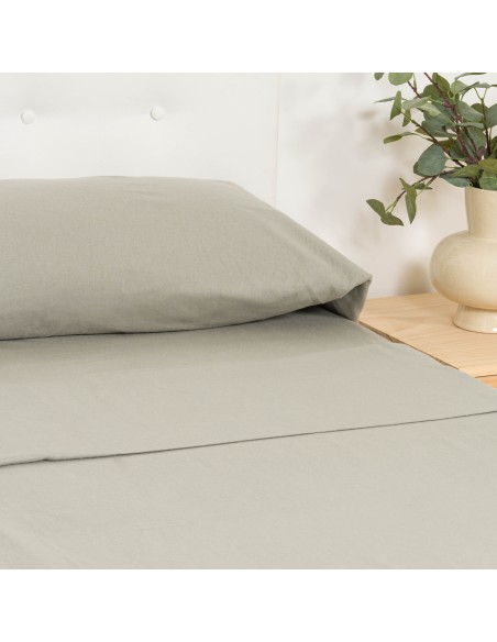 Juego de sábanas franela lisa