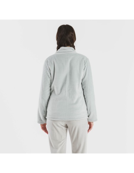 Sudadera terciopelo Raya lisa