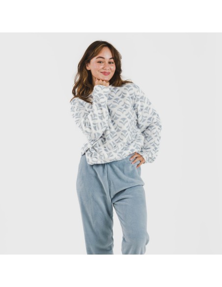 Pijama coral Etea indigo