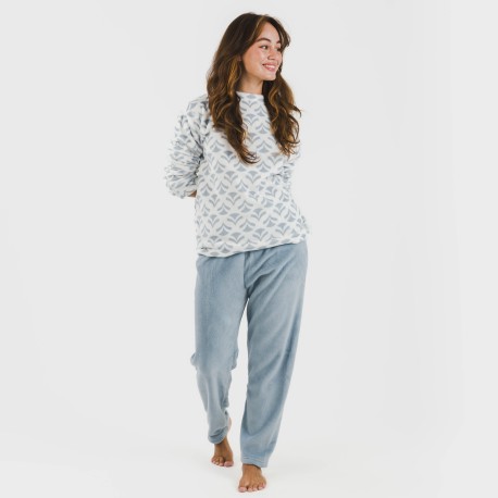 Pijama coral Etea indigo