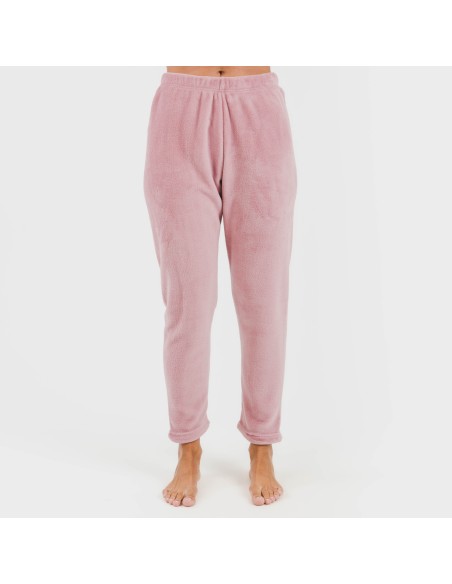 Pijama coral Candy malva rosa