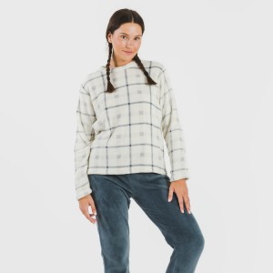 Pijama coral Cuadro Dua azul 2