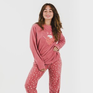 Pijama polar Dada rosa 2