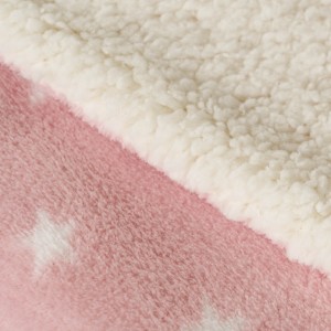 Manta sherpa Vitalidad rosa 2