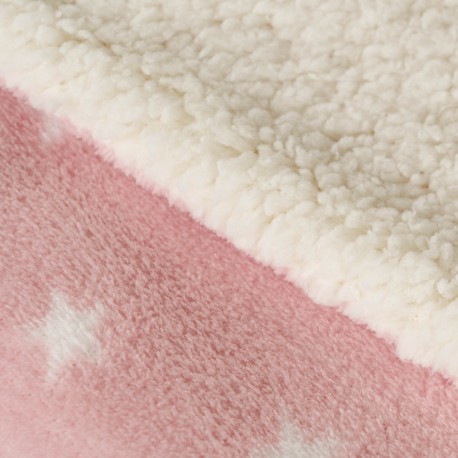 Manta sherpa Vitalidad rosa