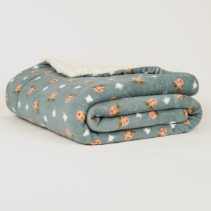 Manta sherpa Tatini verde tiffany