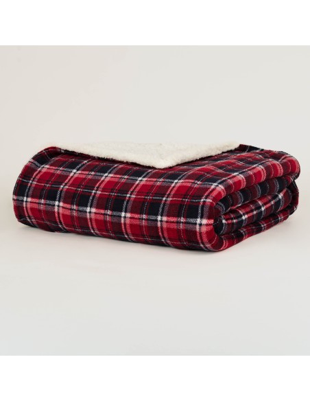 Manta sherpa Cocoro azul marino