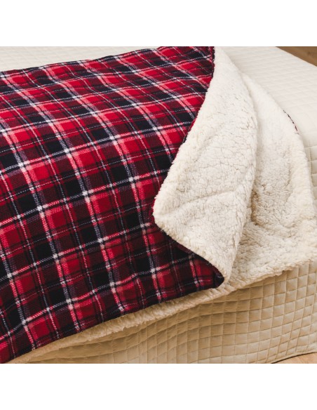 Manta sherpa Cocoro azul marino