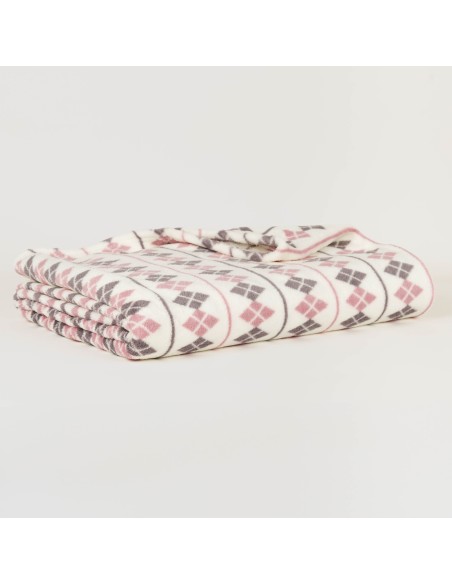 Manta coral Casimira malva