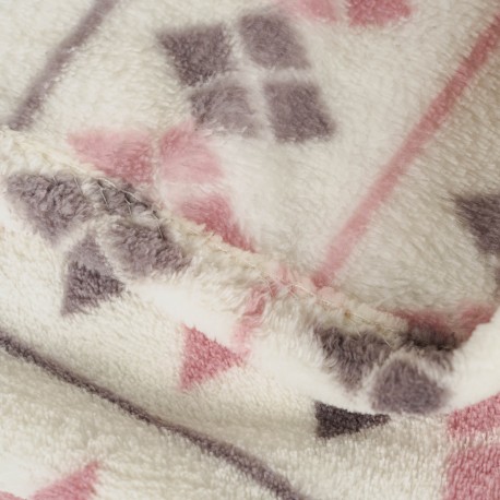 Manta coral Casimira malva