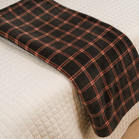 Manta coral Cuadro Nelby verde caceria