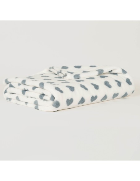 Manta coral Praga azul