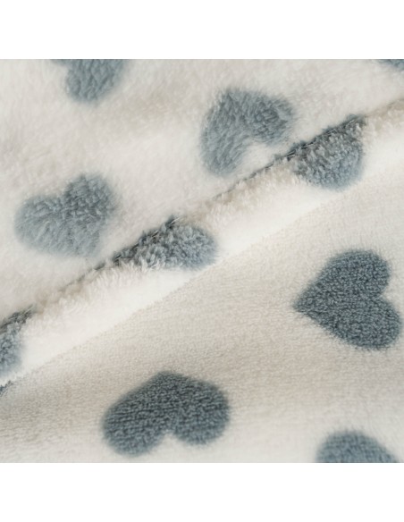 Manta coral Praga azul