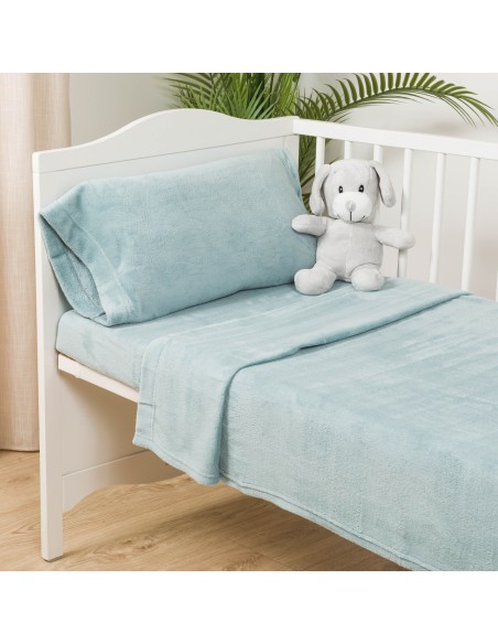 Juego de sábanas coralina lisas cuna