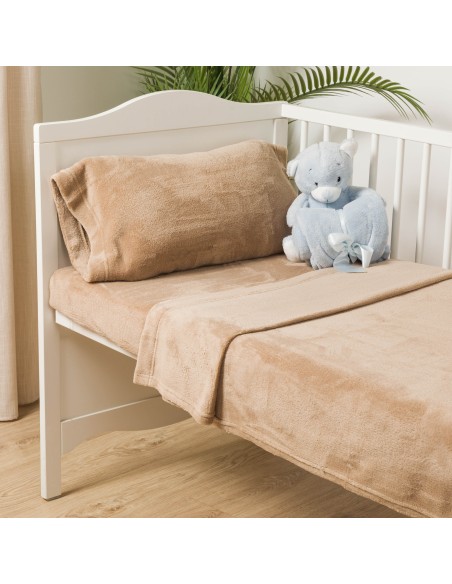 Juego de sábanas coralina lisas cuna