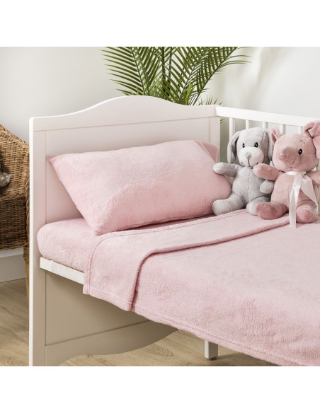 Juego de sábanas coralina lisas cuna