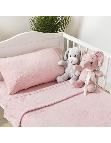Juego de sábanas coralina lisas cuna