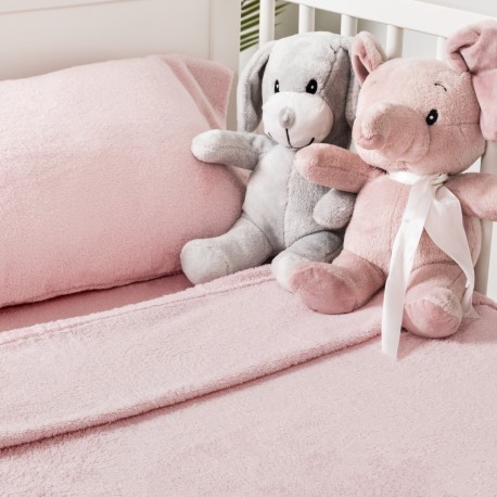 Juego de sábanas coralina lisas cuna