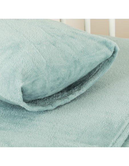 Juego de sábanas coralina lisas cuna