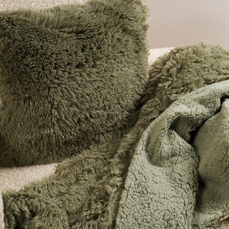 Manta pelo sherpa lisa