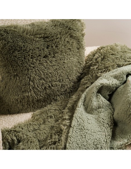 Manta pelo sherpa lisa