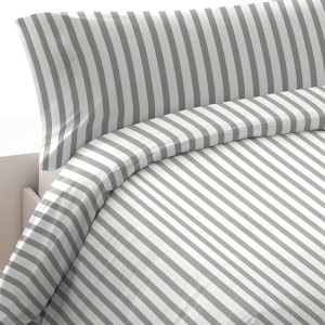 Funda nórdica algodón percal Raya Aviles verde cacería 2