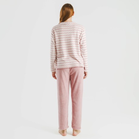Pijama coral Jeannine rosa