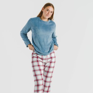 Pijama coral Cuadro Dalis indigo