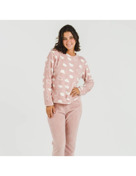Pijama coral Papiro rosa