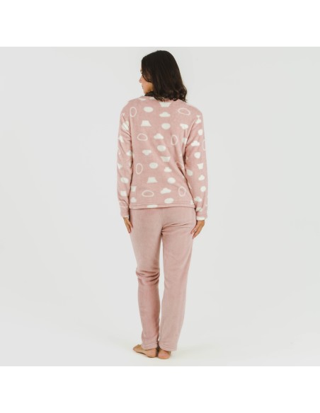 Pijama coral Papiro rosa