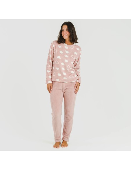 Pijama coral Papiro rosa