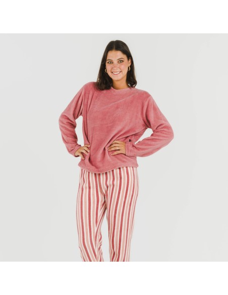 Pijama coral Raya Brooke rosa