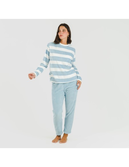 Pijama coral Raya Vinia celeste