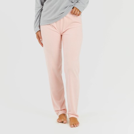 Pijama polar Gnome rosa