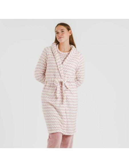 Bata coral Jeannine rosa