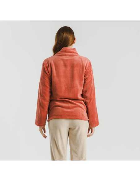 Sudadera terciopelo lisa