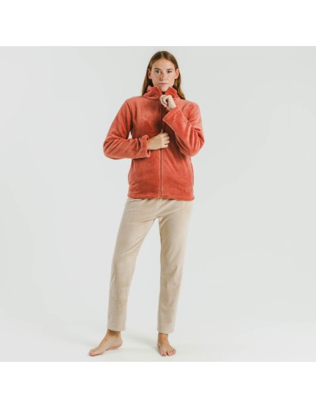 Sudadera terciopelo lisa