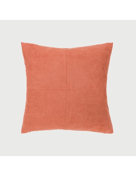 Cojín cuadrante Ante liso - funda + relleno