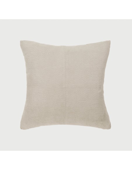 Cojín cuadrante Ante liso - funda + relleno
