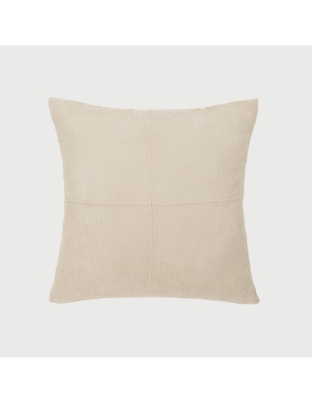 Cojín cuadrante Ante liso - funda + relleno