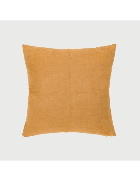 Cojín cuadrante Ante liso - funda + relleno