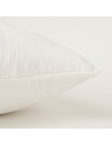 Cojín cuadrante Ante liso - funda + relleno