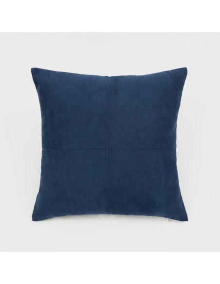 Cojín cuadrante Ante liso - funda + relleno