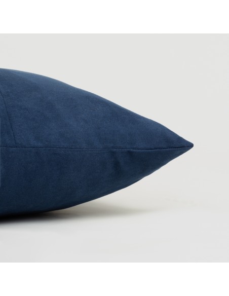 Cojín cuadrante Ante liso - funda + relleno