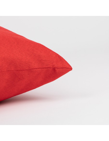 Cojín cuadrante Ante liso - funda + relleno