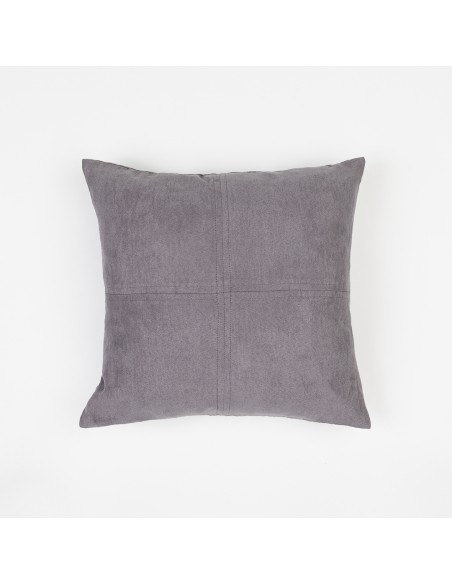 Cojín cuadrante Ante liso - funda + relleno